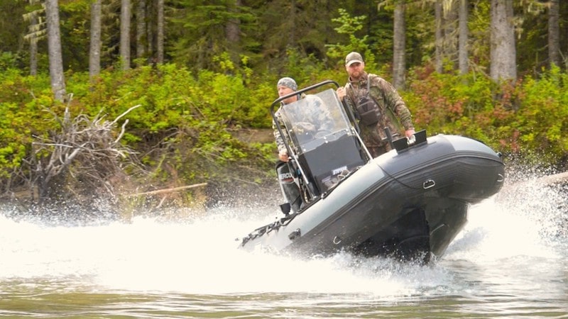 inflatable boat hunting