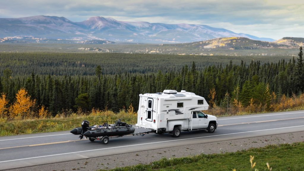 camping with inflatable boats