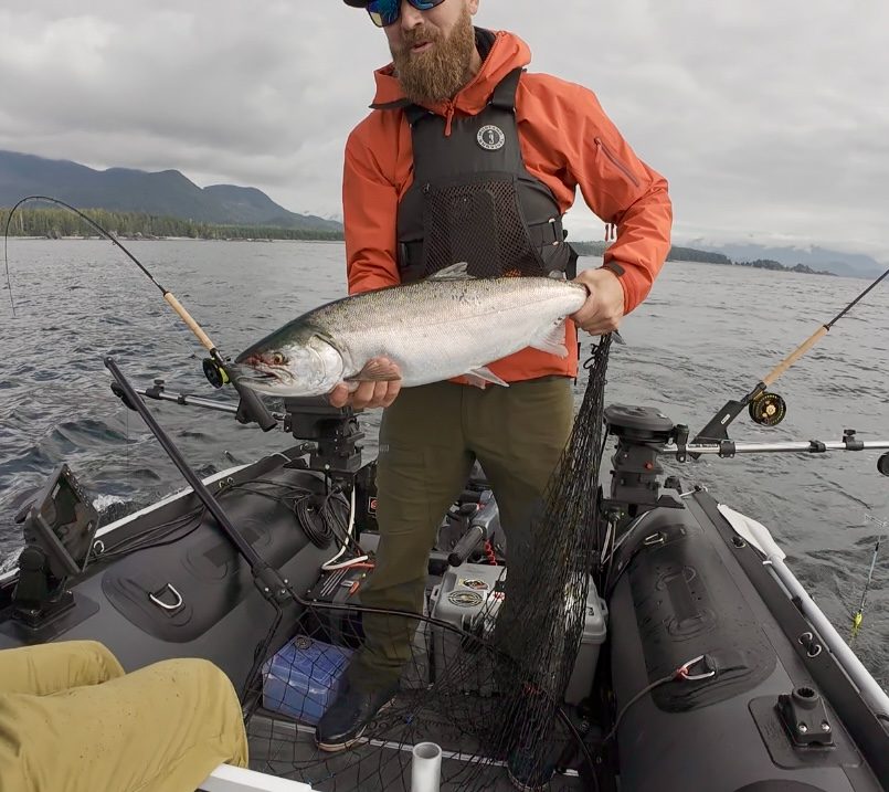 fishing on inflatable boats